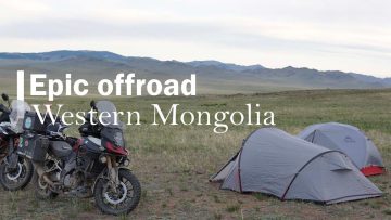 ep5 Mongolia offroad motorcycle adventure | camping under the stars | KTM 1190 & Suzuki V-Strom 1000