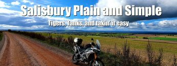 Triumph Tiger 900 Rally Pro on Salisbury Plain